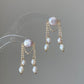 Eleanor | Handmade Baroque Pearl Tassel Earrings for Brides