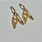 Botanical Pearl Pea Pod Earrings Garden Inspired Jewelry for Her