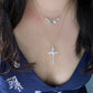 Custom Birthstone Star Baroque Pearl Choker Necklace for Women