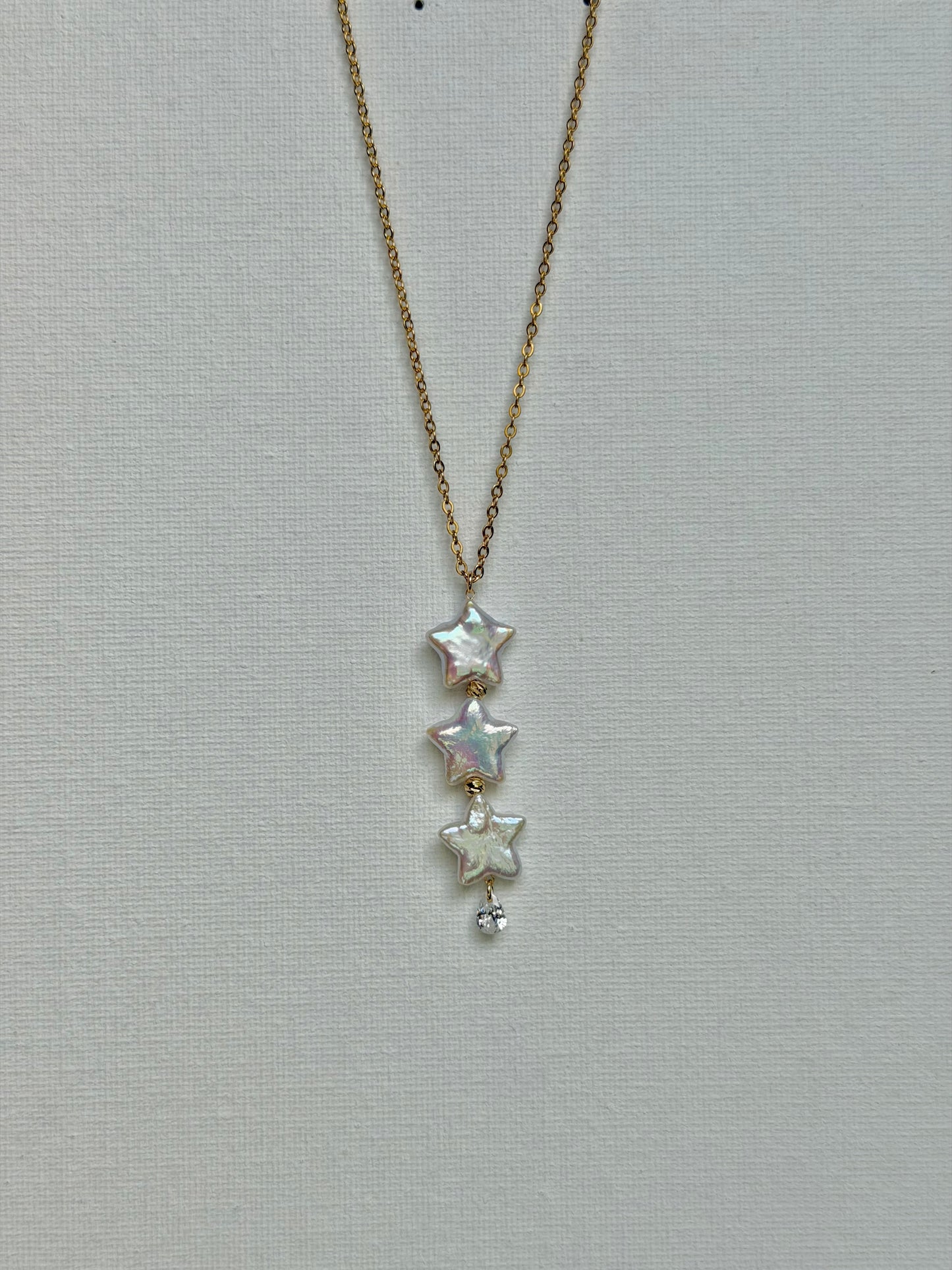 Baroque Star Pearl Necklace Celestial Dainty Choker Jewelry