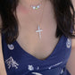 Custom Birthstone Star Baroque Pearl Choker Necklace for Women