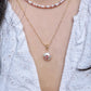 Baroque Pearl Heart Pendant Necklace Fairycore Coquette Jewelry