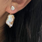 Baroque Pearl Stud Earrings,Freshwater Luxe Pearl Earrings, Pearl Jewelry, Bridesmaids Gift,