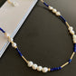 Rare Found Keshi baroque flower style multiple use necklace with 14K gold filled