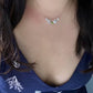 Custom Birthstone Star Baroque Pearl Choker Necklace for Women