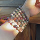 Rare Genuine Pink Sugilite Beads bracelet, beaded bracelet,jewelry gifts,women bracelet