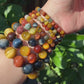 AAAA quality rainbow illuminate cat eye fire Tiger's eye beads 6mm 8mm 10mm 12mm 14mm+ 16mm