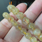 AAAA Natural Gold Rutilated Quartz Bracelet,clear crystal with gold hair for wealthy 8mm 10mm
