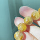 Top Grade Latte gold Coffee Rutilated Quartz,  wealth, health,block bad energies round bead bracelet 10mm,12mm,13mm
