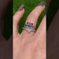Certificated 0.5ct. Moissanite Swan Heart Disney Princess sterling silver Ring,wedding ring, Groomsman gifts,Bridesmaid Gifts