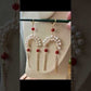 Natural Freshwater pearls Traditional chinese Opera Daomadan Head shape dangle drop earring,handmade earring, gift for her