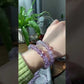 Natural Grade Light Purple，Gradient Lavender Purple Amethyst Round Bead Bracelet，meditation  jewelry