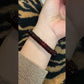Natural Myanmar Blood amber saucer shape handmade bracelet,gift for her,gift for him
