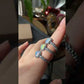 Natural Grade Rainbow Fire Opal Hand Carved Sterling Silver Mid-Century  Adjustable Ring,gift for her,gift for him