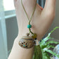 Hand Carving Natural wood Hollow see though Fragrance Balm Extensioner Hanger Diffuser