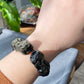 High Rare Grade Natural Golden Obsidian with Hand Craved Pixiu,Brave Troops Charm Bead bracelet, gift for him