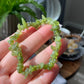 Natural Raw Rock Green Tsavorite irregular shape Gemstone Garnet Beaded Bracelet Necklace,gift for her,gift for him