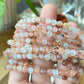 AAAA Grade Natural Rutilated Quartz White Pink Red rabbit Rutilated crystal bead bracelet 5mm+ Negative Energy Clearing and Protection