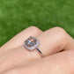 2ct. Champagne Moissanite Ring, Champagne Solitaire Ring, Round Moissanite Ring, Moissanite Engagement Ring, Round Solitaire, Statement Ring