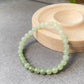 Rare Good Grade  Nephrite Hetian Jade Biyu ,Round Gradient Green Bracelet 6MM