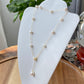 multiple way to wear natural fresh water pearls bead necklace Gypsophila necklack 14k gold filled