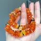 Made Friend Price Natural Genuine Baltic Amber Big Nuggets chips Mixed Color  Irregular Bead Necklace