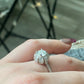 Certificated 1ct. Moissanite Princess Crown sterling silver Ring,wedding ring, Groomsman gifts,Bridesmaid Gifts