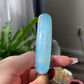 AAAAAA Grade Clear Blue sky cloud Surround Natural Aquamarine Bangle Gemstone Bracelet  56.8mm BA8354