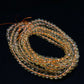 AAAA Grade Natural yellow to gold Citrine round success and wealth bead Bracelet 5mm+ 6mm+,gift for her,handmade bracelet