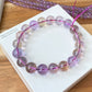 Top Grade Clear Natural Yellow Purple Ametrine Smooth round Polished bead bracelet,gift for her, gift for Mom 6mm 9mm 10mm 12mm