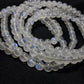 Sri Lanka AAAA grade blue illuminate nature rainbow moonstone bead 6mm+ 7mm+