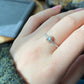 Top Gem Grade India Rainbow moonstone Sterling silver adjustable Ring