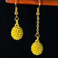 handmade only for you durian 14k gold filled earring