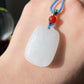 Make Friend Price Natural Hetian White Jade White Nephrite Friendship Nacklace Best Gift for her,gift for Mom,gift for kids
