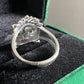 Natural Green Emerald Sterling Silver American Indian Lion Head Adjustable Ring,gift for her, gift for him