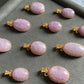 Top Grade Natural Raw Cat eyes illuminate Fire Lilac Purple Kunzite,Lithium,Spodumene,Oval 14K Wire Pendant Necklace