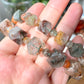 Four Season garden quartz PHANTOM CRYSTAL, Multi-color Phantom Quartz bead bracelet 12mm 13mm
