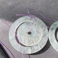 Natural Rare Green Mica Quartz Crystal Double Donut Circle Ring Pendant