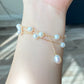 multiple way to wear natural fresh water pearls bead necklace Gypsophila necklack 14k gold filled