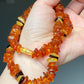 Made Friend Price Natural Genuine Baltic Amber Big Nuggets chips Mixed Color  Irregular Bead Necklace