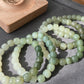 AAAAA  Natural gradient Green Lake Hetian  Jade square bead Nephrite bead Bracelet Best Gift for her,gift for Mom