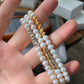 Natural Freshwater pearls,white pealrs 5-6MM handmade bracelet Bridesmaid Gifts,wedding gift