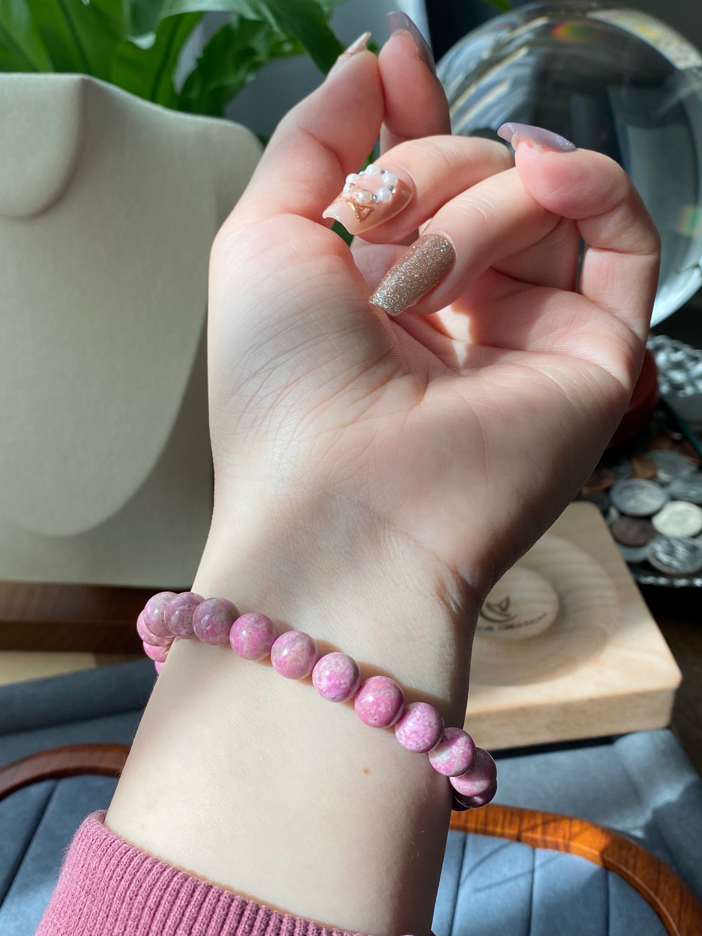 High Grade Natural Pink Sugilite Rare Top High quality beautiful pinky Round bracelet 8mm,9mm,10mm,11mm,12mm,13mm