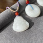 Make Friend Price Natural Hetian White Jade White Nephrite Friendship Nacklace Best Gift for her,gift for Mom,gift for kids