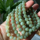 Natural Myanmar Green Jadeite，Nephrite Jade smooth round bead Bracelet,handmade bracelet 8mm+