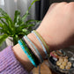 $20 FOR 2 Natural Gemstone Faceted, Blue Apatite,Aquamarine,prehnite,white crystal, Black spinel, Diopside Bracelet, Bridesmaid Gifts