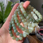 AAAAA  Natural gradient Green Lake Hetian  Jade square bead Nephrite bead Bracelet Best Gift for her,gift for Mom