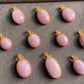 Top Grade Natural Raw Cat eyes illuminate Fire Lilac Purple Kunzite,Lithium,Spodumene,Oval 14K Wire Pendant Necklace