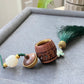 Hand Carving Natural wood Hollow see though Fragrance Balm Extensioner Hanger Diffuser