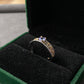 handmade Natural Tanzanite sterling silver open ring，adjustable ring 14KGF,Engagement Bridal Promise Ring Ring,